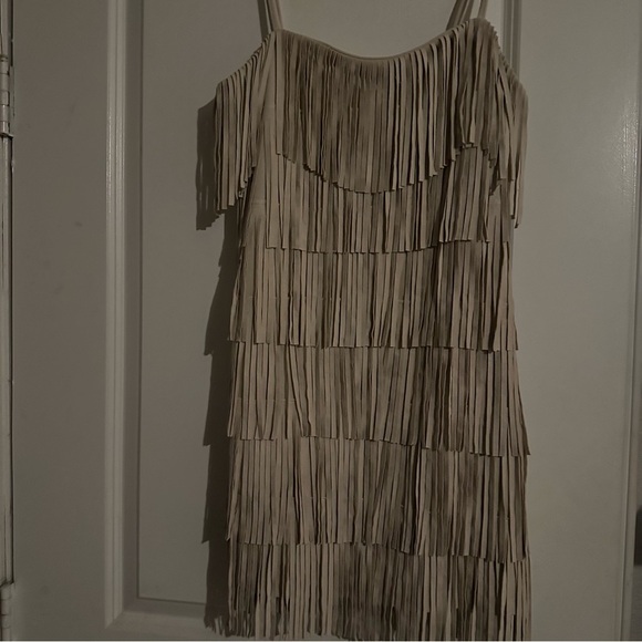 Blue Rain Fringe Dress - Picture 1 of 4